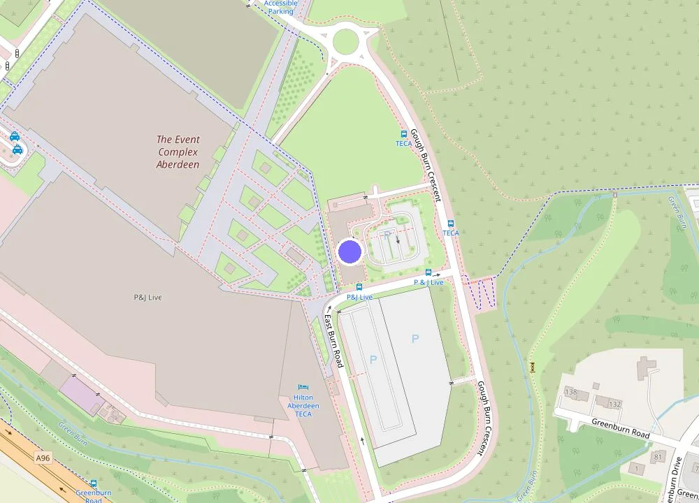 Map: Aloft by Marriott Aberdeen TECA